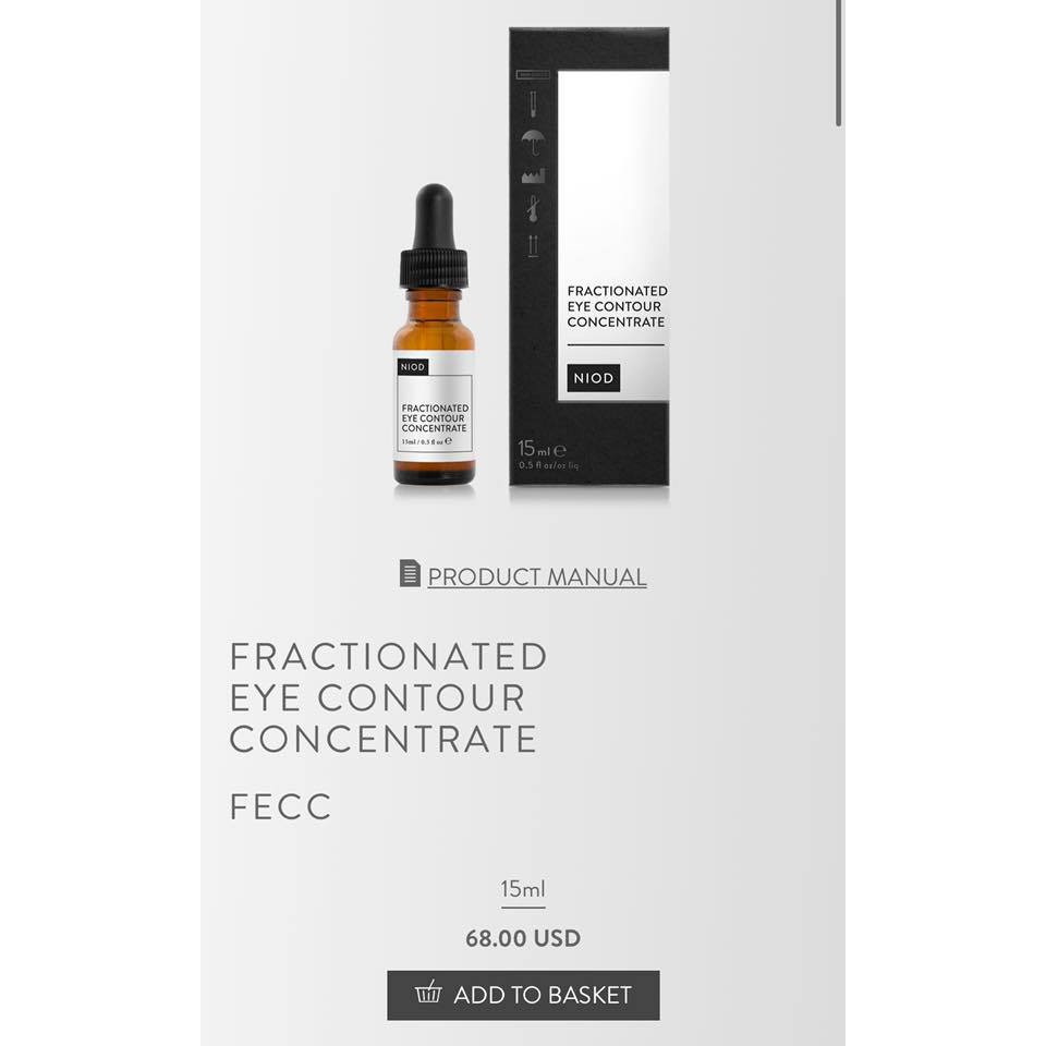 SERUM DƯỠNG MẮT NIOD FRACTIONATED EYE CONTOUR CONCENTRATE 15ML CHÍNH HÃNG - 5901