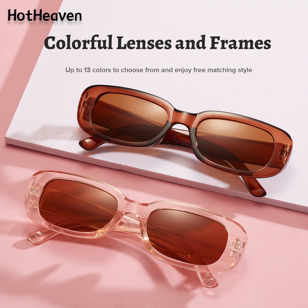 Kính Mát Hình Chữ Nhật Chống Tia UV400 16 Kiểu Dáng Thời Trang