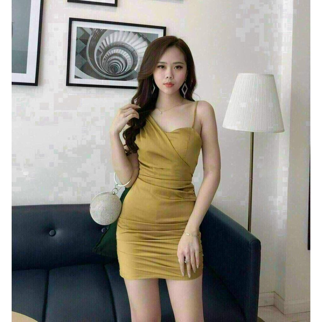 ĐẦM BODY LỆCH VAI  THỜI TRANG NỮ LV60