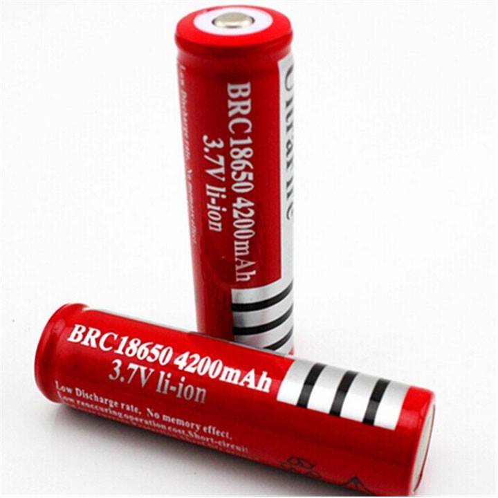 Pin UltraFile 18650 - 4200 mAh - Pin Sạc Được, Pin Đầu Lồi