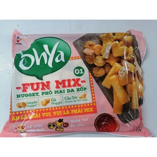 [270g] Gà Nugget, phô mai da xốp OhYa [VN] CJ FOODS Fun Mix (alc-hk) (nw5)