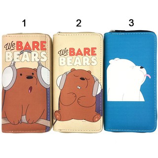 Bóp ví dài họa tiết hoạt hình gấu ú We Bare Bears cute dễ thương cho nữ ! Link 18 - Banana Store