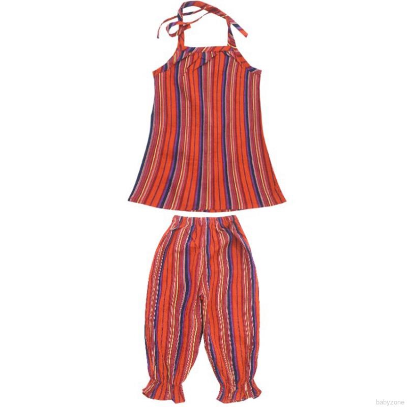 Bộ Áo Hai Dây In Hoa + Quần Trong Cho Bé