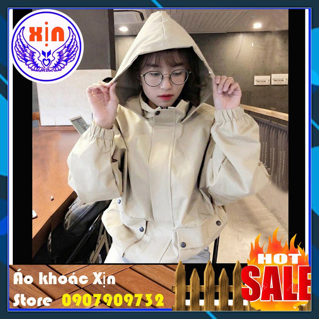 (HÀNG XỊN) ÁO KHOÁC KAKI, ÁO KAKI UNISEX NAM NỮ (2 Size nhỏ và lớn XL) Mới