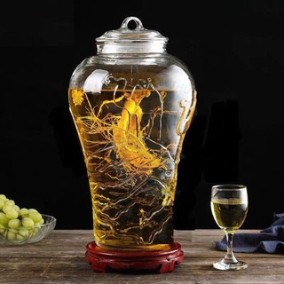 BÌNH NGÂM RƯỢU THỦY TINH CAO CẤP LẠC Đ8 LÍT – BÌNH SÂM không van , có van