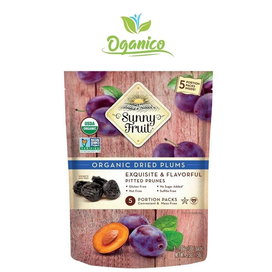 Mận khô hữu cơ Sunny fruit 150g