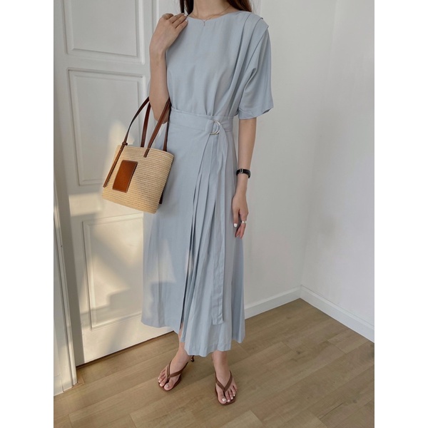 Set áo + chân váy linen