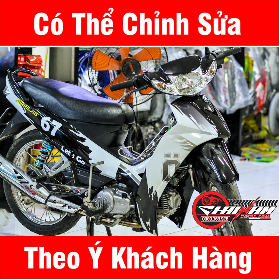 Tem Trùm Sirius Trắng Đen Cực Hót