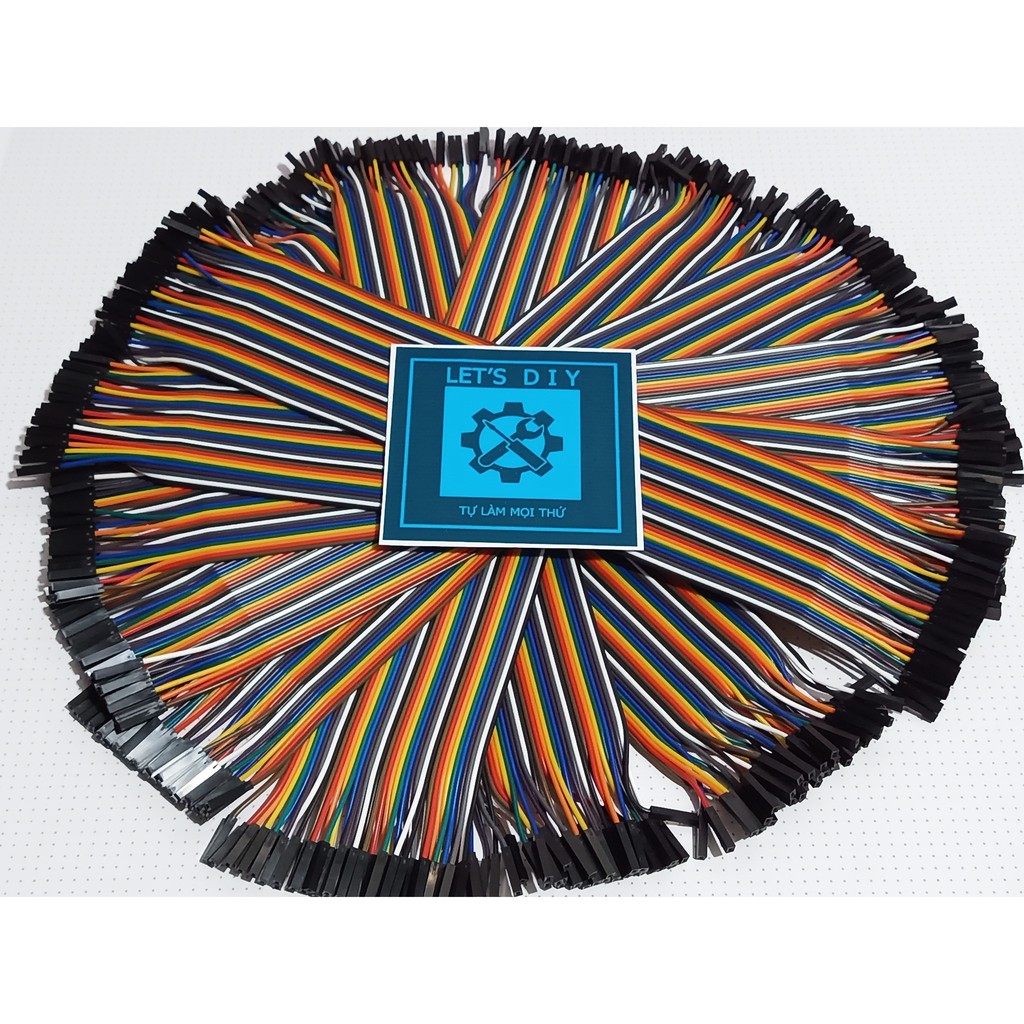 10 sợi dây cắm mạch arduino đủ loại 10cm,  20cm,  30cm (Dây Breadboard)