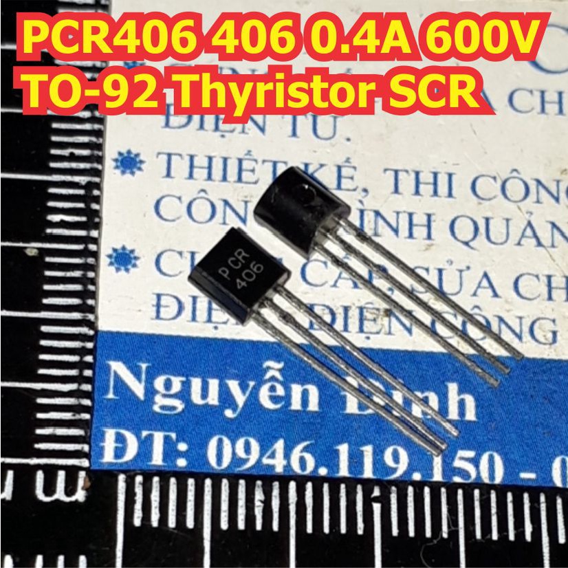20 con PCR406 406 0.4A 600V TO-92 Thyristor SCR kde1503