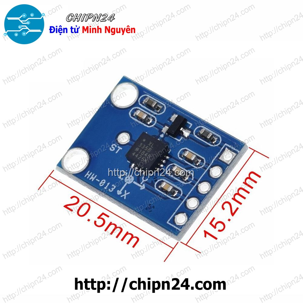 [1 CÁI] Module Cảm biến GY-61 ADXL335 Gia Tốc Analog Accelerometer