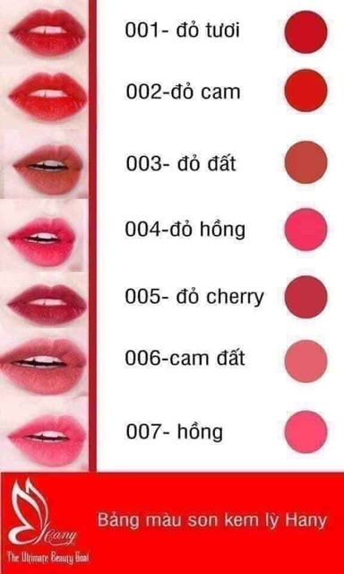 Son kem lì Hàn quốc hany beauty