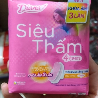 Băng vệ sinh Diana siêu mỏng siêu thấm gói 8 miếng