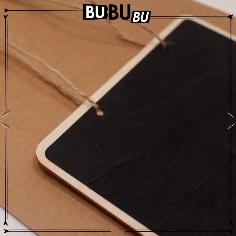 Bộ 4 bảng đen mini bằng gỗ treo tường # 1