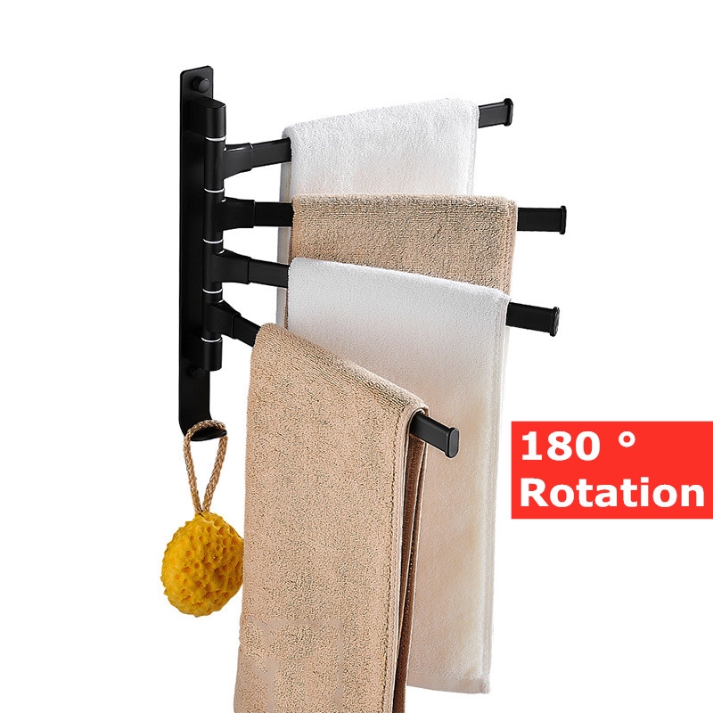 Giá treo khăn gắn tường có thể xoay 180 độ tiện lợi