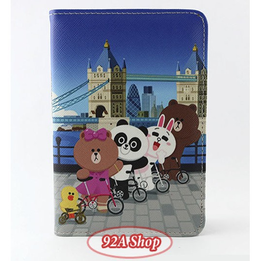 PASSPORT VỎ HỘ CHIẾU GẤU BROWN THỎ CONY LONDON