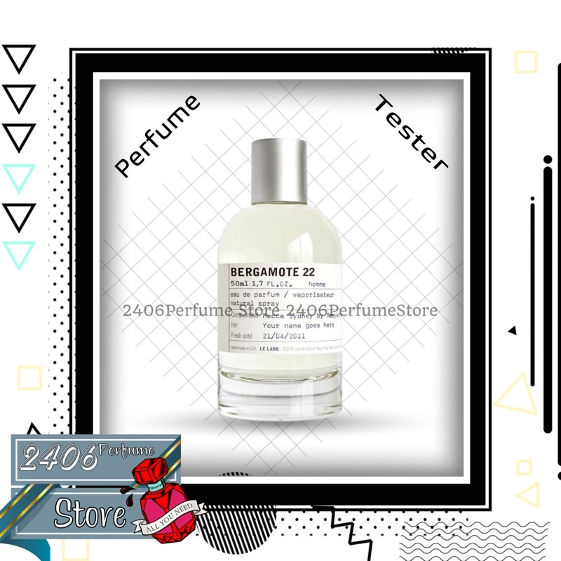 💕PERFUME💕 <𝗡𝗲𝘄> Mẫu thử nước hoa Le Labo Bergamote 22 5ml/10ml/20ml | Thế Giới Skin Care