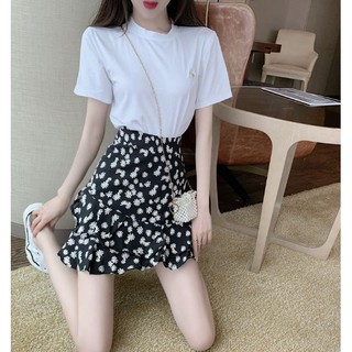 [Sẵn] Chân váy đuôi cá, chân váy hoa cúc nhí Quảng Châu