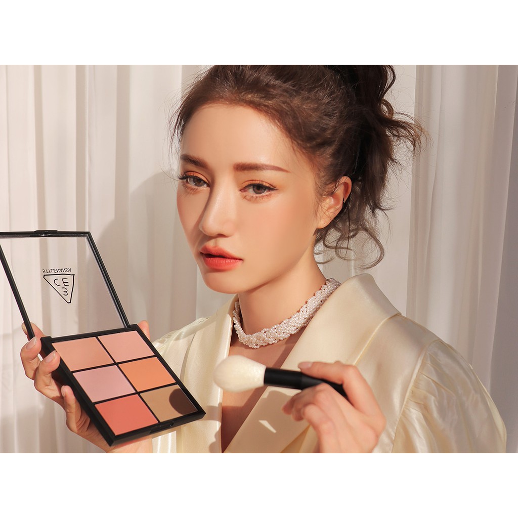 Bảng má 6 ô siêu đẹp 3CE Pro Multi Blush Color Palette