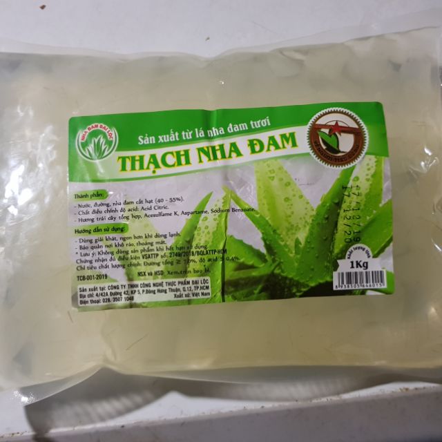 Thạch nha đam Việt gói 1kg (hàng ngon)