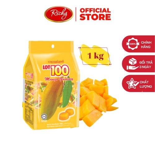 Kẹo LOT 100 Cocoaland vị Xoài túi 1kg