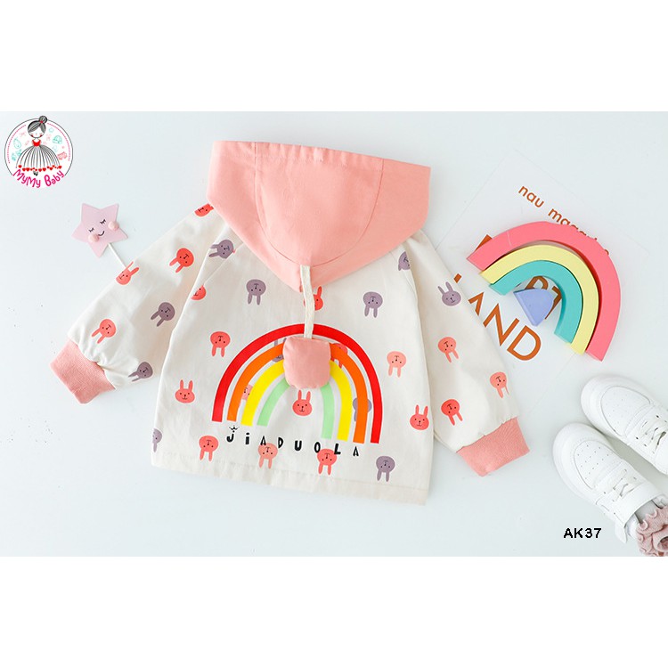 Áo khoác kaki thỏ đáng yêu cho các bé