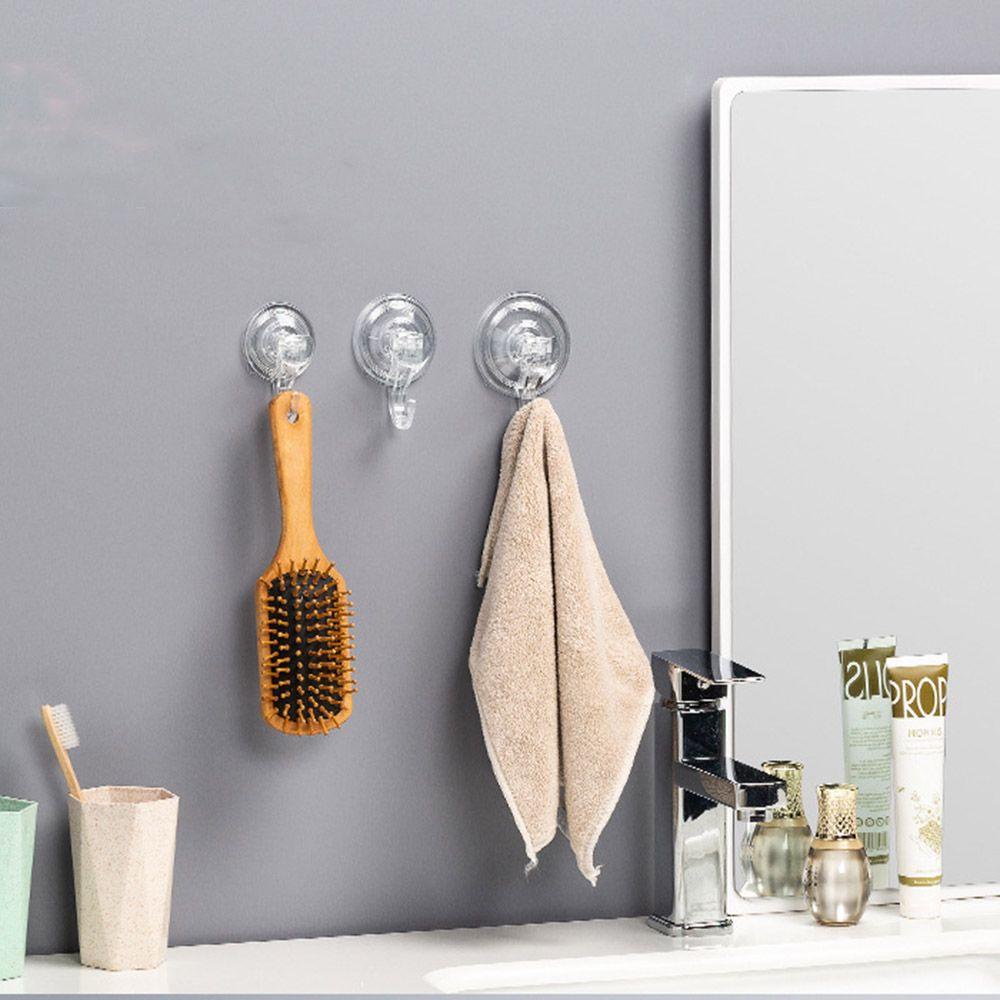 UUMIR Móc Treo Đồ Có Giác Hút Trong Suốt Tháo Rời Được Tiện Lợi Dành Cho Nhà