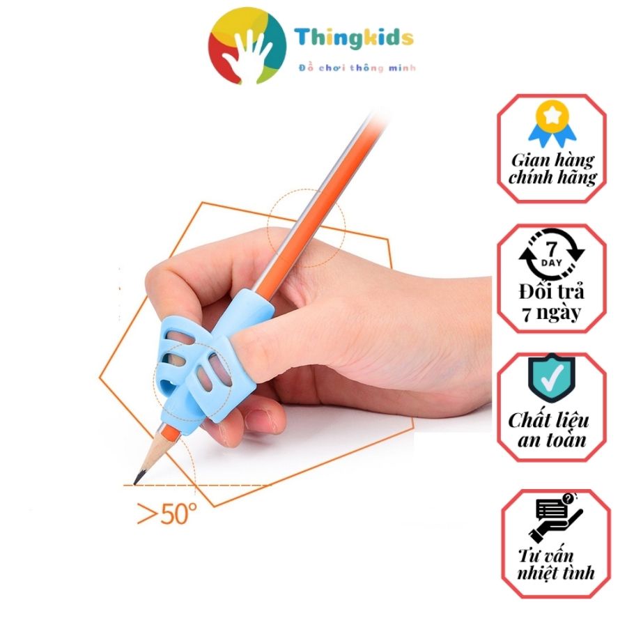 Combo 03 Đệm định vị cầm bút cho bé mới tập viết cao su cao cấp - Thingkids