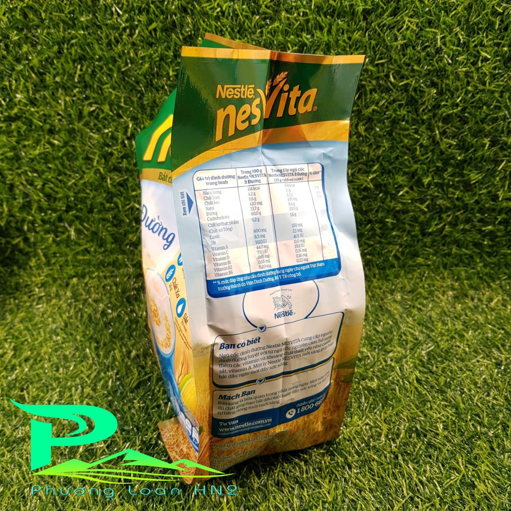 Ngũ cốc dinh dưỡng ÍT ĐƯỜNG NesVita túi 400g