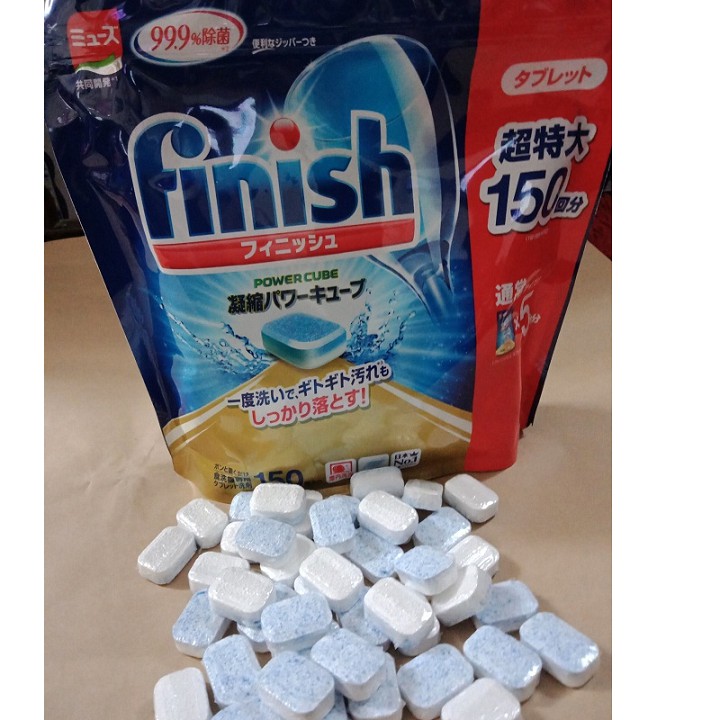 Viên Rửa Bát Finish Nhật Gói 150 Viên .100 VIÊN