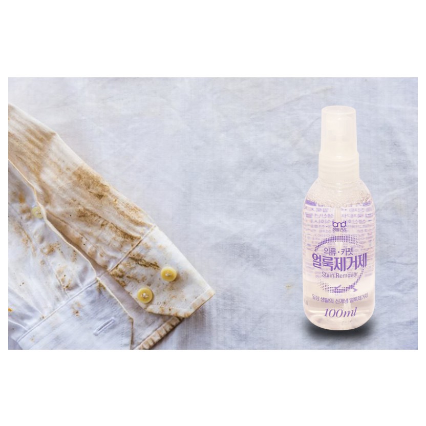 Chai xịt tẩy vết ố bẩn quần áo 100ml - Stain Remover (Hàn Quốc)