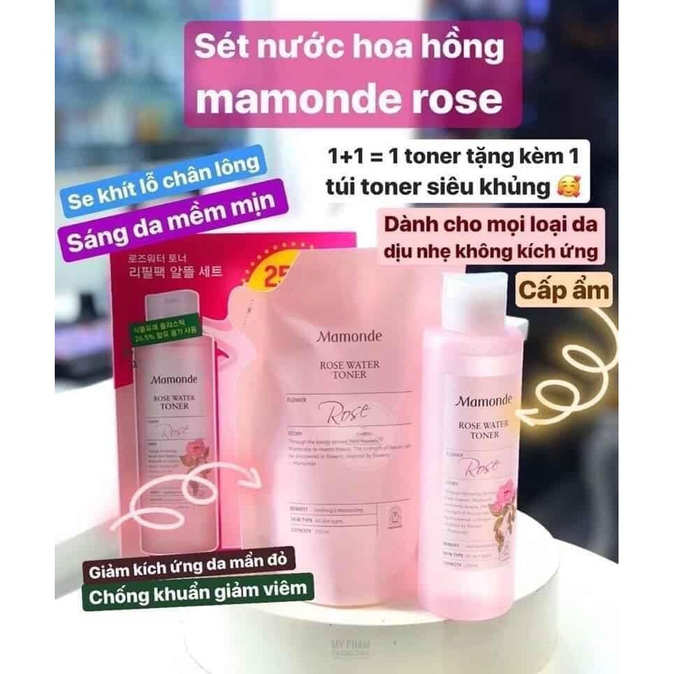 [Mã COS1904 giảm 8% đơn 300K] Set Nước hoa hồng Mamonde | BigBuy360 - bigbuy360.vn