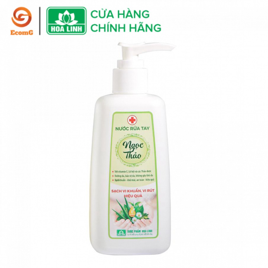 Nước rửa tay dược liệu sát khuẩn Ngọc Thảo 230ml - NT2 01- Global Pharma