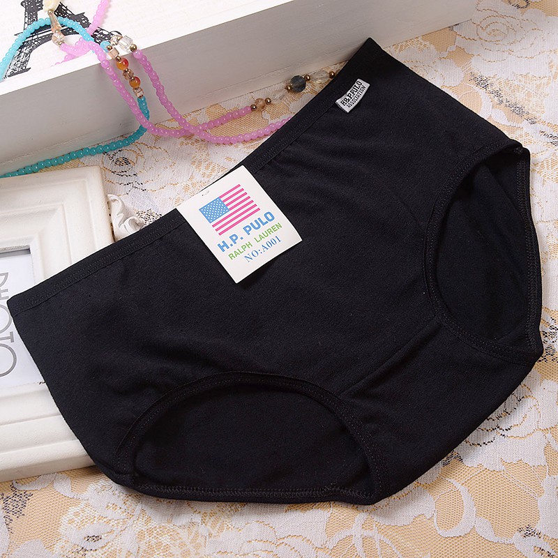 Quần lót IELGY cotton màu trơn đơn giản thời trang cho nữ