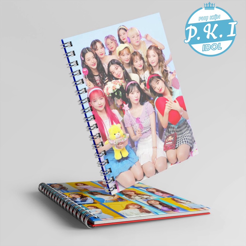 Sổ Còng NOTEBOOK In Hình Nhóm Nhạc IZ*ONE Siêu Đẹp 2021 - QUÀ TẶNG K-POP