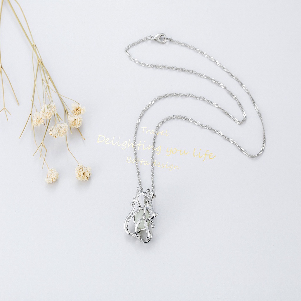 Vòng cổ RINHOO FRIENDSHIP thép không gỉ tùy chọn kiểu phát quang đơn giản thời trang hip hop cổ điển cho nam và nữ