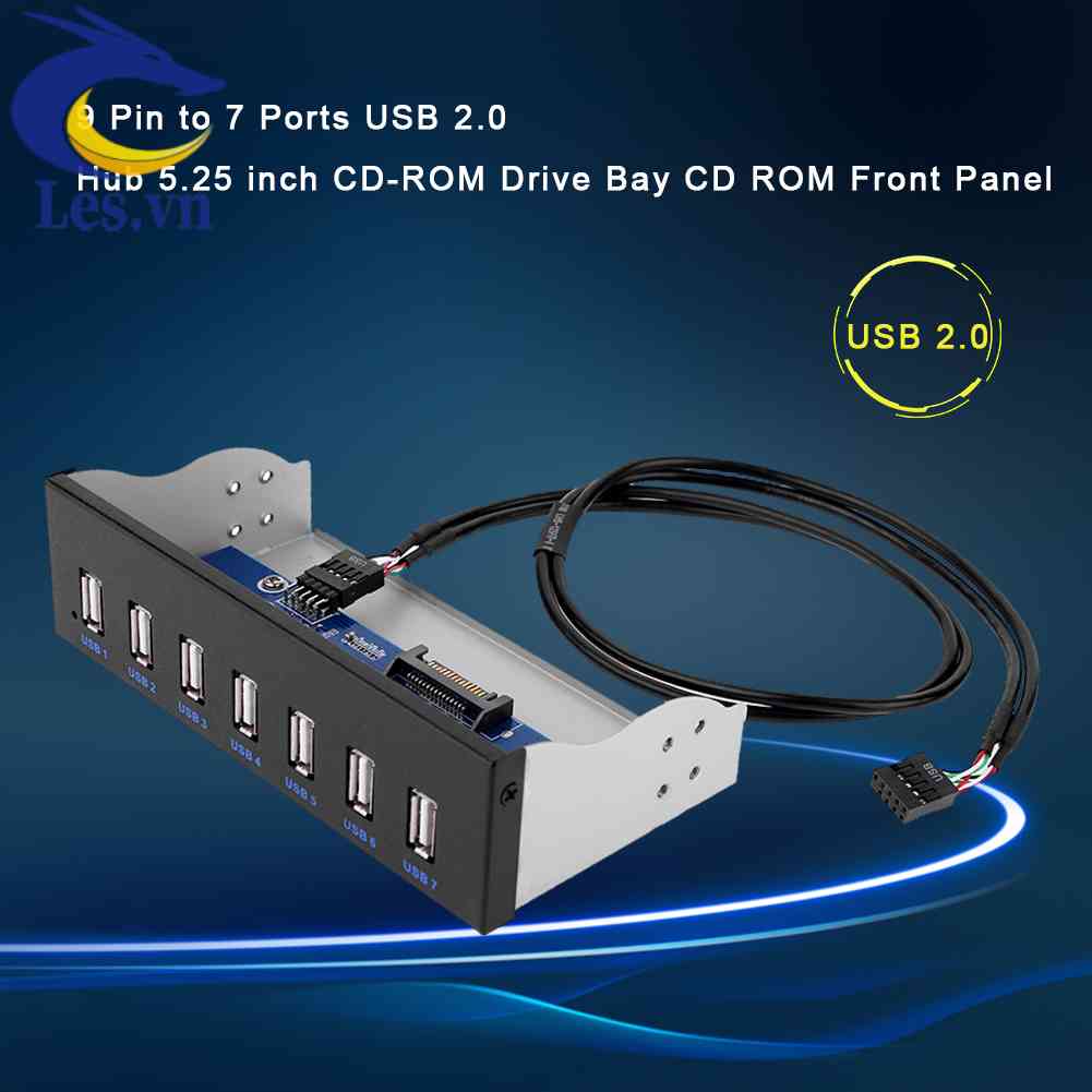 Bộ ChuyểN ĐổI Ổ ĐĩA CD-ROM 9 Pin Sang 7 CổNg USB 2.0 5.25 inch