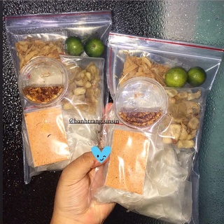 Bánh tráng tỏi tốp mỡ thường