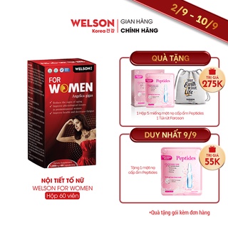 Nội Tiết Tố Nữ Welson for Women hộp 60 viên