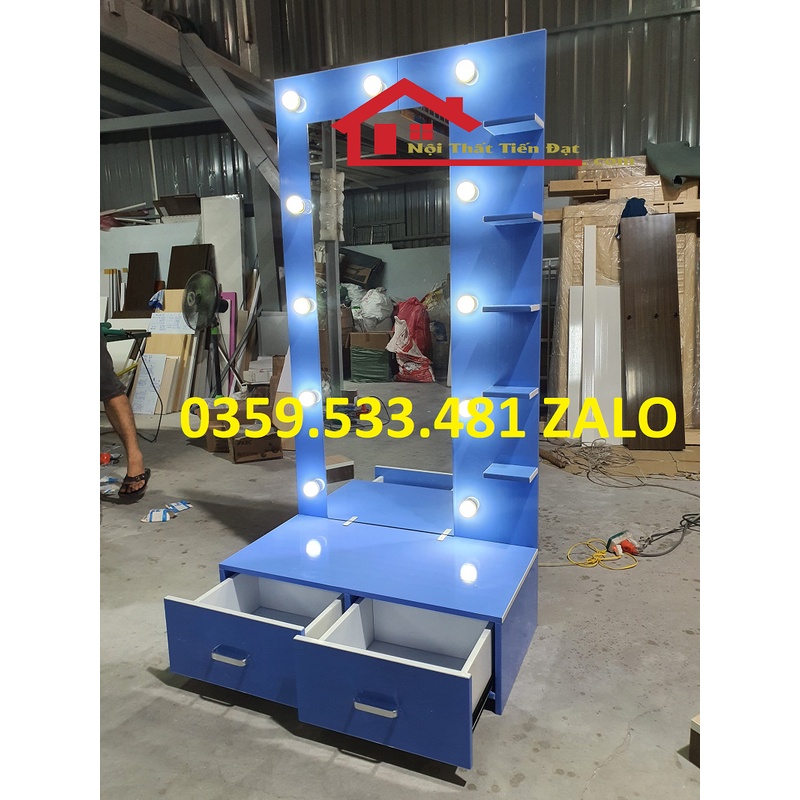 Bàn trang điểm ngồi bệt cho nữ có đèn led giá xưởng