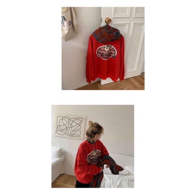 Áo Nỉ Sweater Hoạ Tiết Giáng Sinh Noen Mẫu Mới Nhất 2021 Phong Cách Ulzzang Nam Nữ | BigBuy360 - bigbuy360.vn