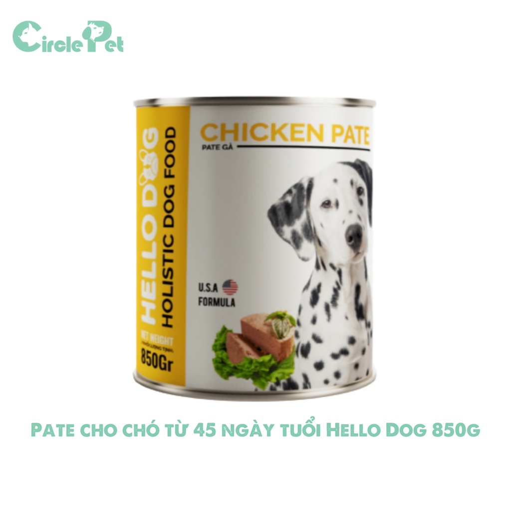 Pate Cho Chó Từ 45 Ngày Tuổi Hello Dog Vị Gà Cung Cấp Nhiều Dưỡng Chất Tưoi Ngon - Circle Pet