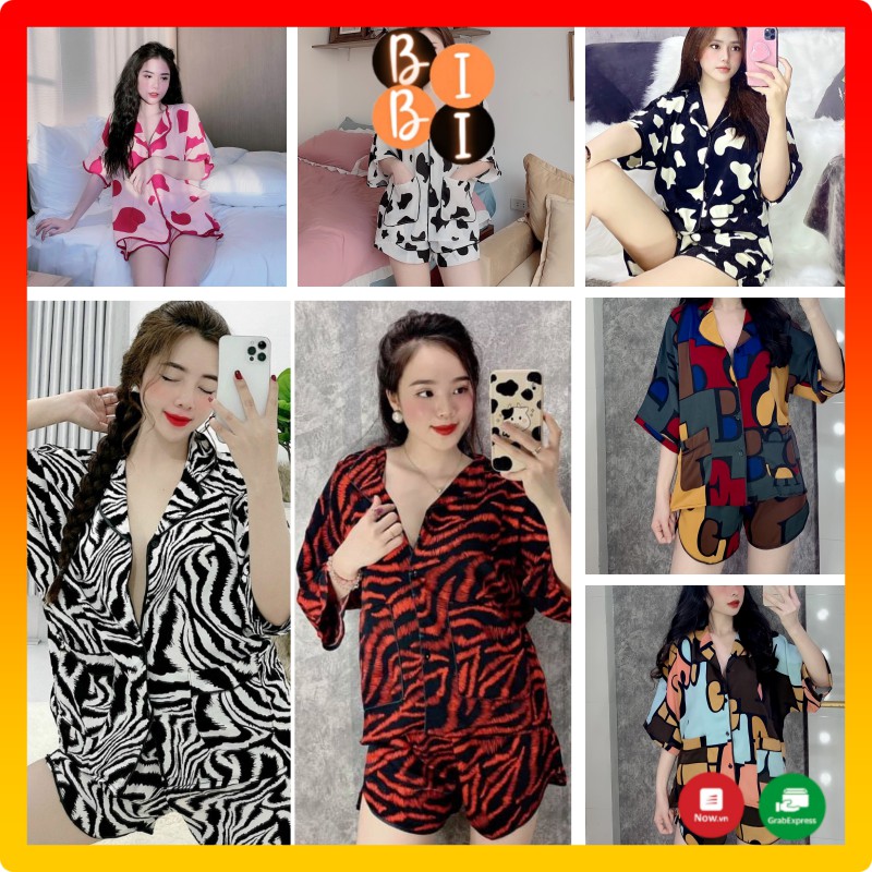 Đồ Bộ Nữ Đùi Hot Hit - Pijama Lụa Mango Cánh Dơi * MA-Đ-00   #Đồ Ngủ | Đồ Bộ Nữ | Váy Ngủ | Pyjama | Pizama