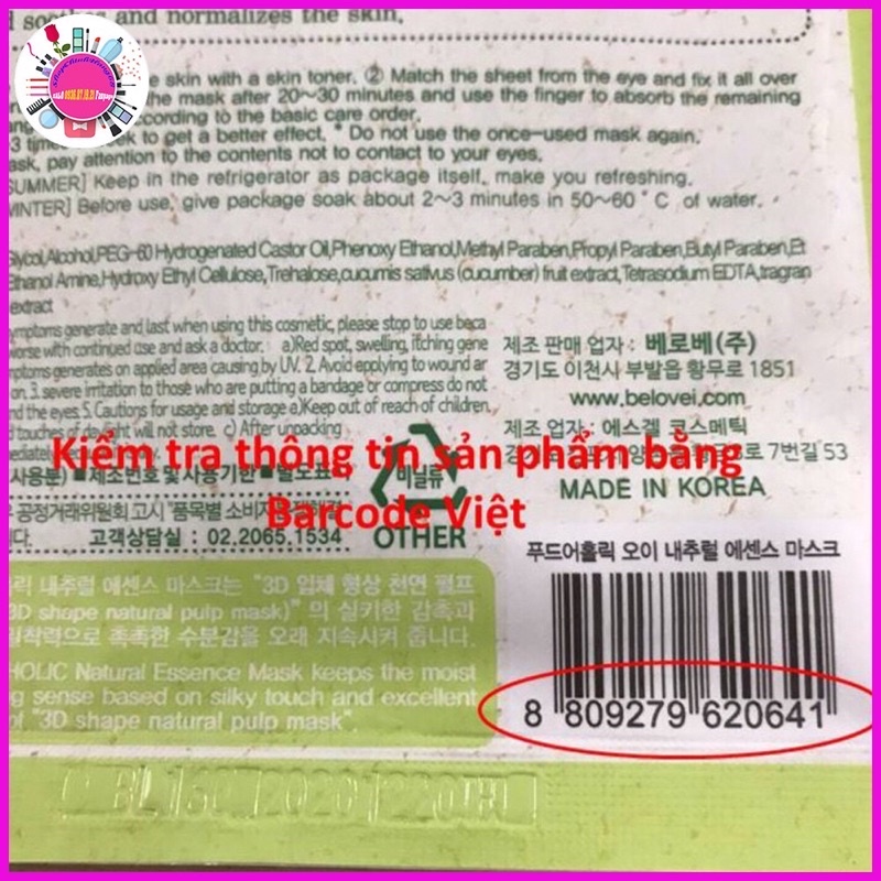 (Mặt lạ 3D) foodaholic 16 vị hoa quả trái cây Hàn quốc | BigBuy360 - bigbuy360.vn