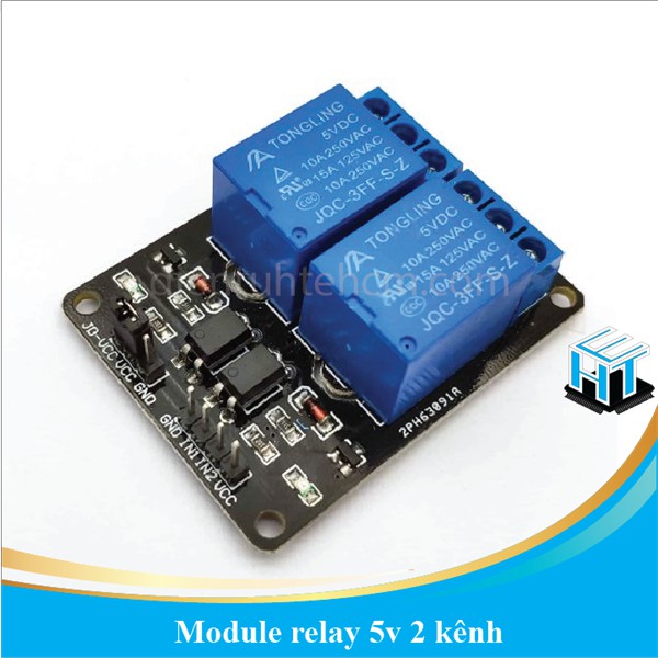 Module relay 5v 2 kênh - Cách ly Opto