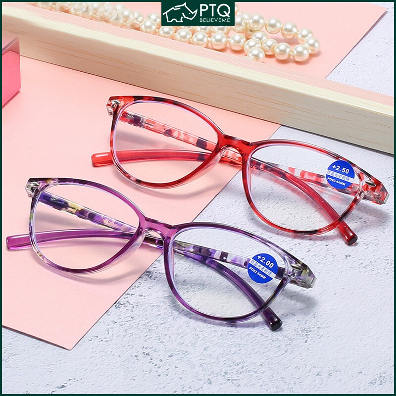 Kính Đọc Sách Chống Ánh Sáng Xanh Trong Suốt Phong Cách Vintage Cho Nam Và Nữ