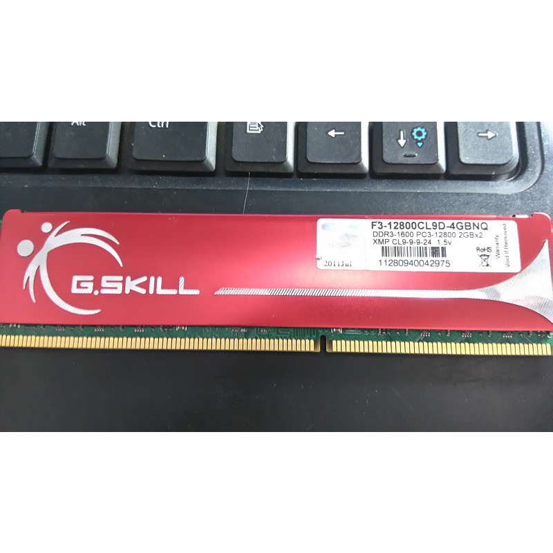 Ram PC DDR3 4Gb bus 1600 - 12800U, ram bộ hiệu GSKILL, tháo máy chính hãng, bảo hành 3 năm