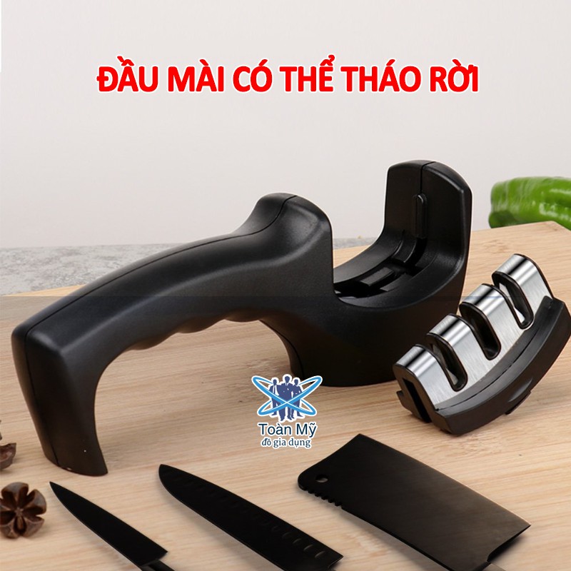 Dụng cụ mài dao đa năng siêu bén MD-01 - Nhựa ABS chống va đập, đế chống trơn trượt