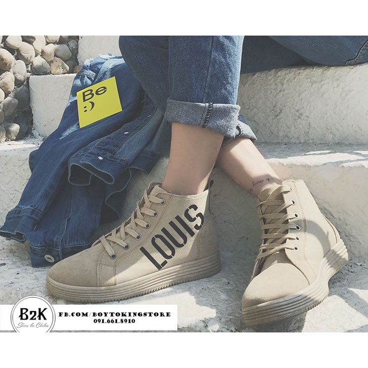 Giầy vải cao cổ giá rẻ chất lượng cao