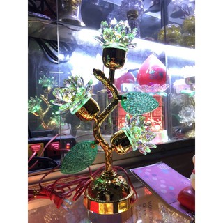 Cặp đèn thờ pha lê 6
